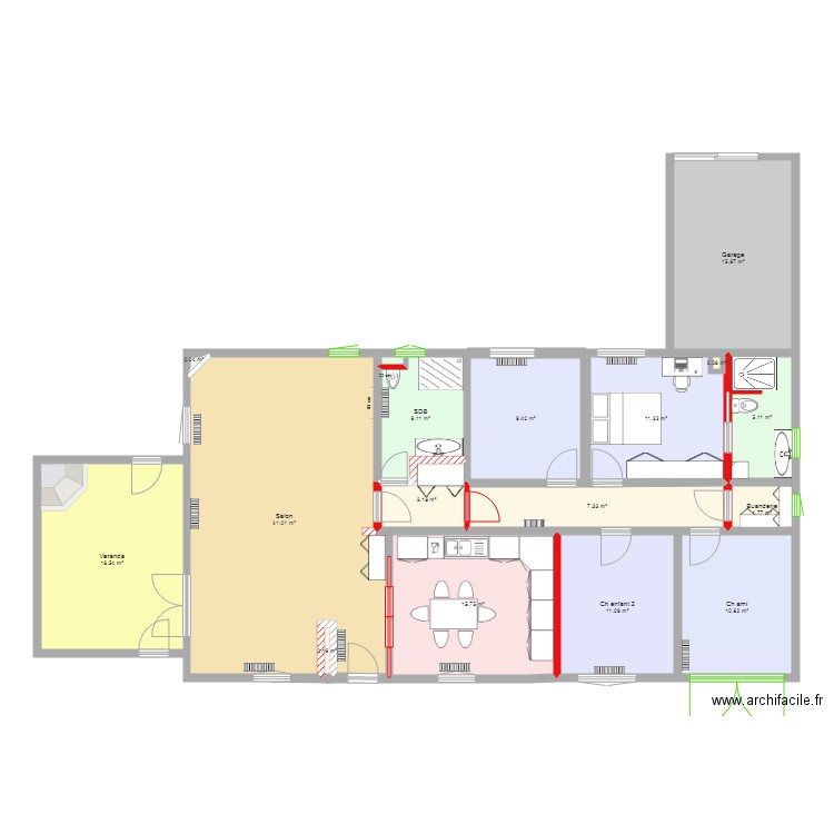 Maison Gignac v2. Plan de 0 pièce et 0 m2