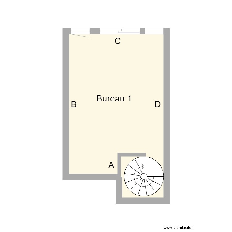 agence 1er etage. Plan de 0 pièce et 0 m2