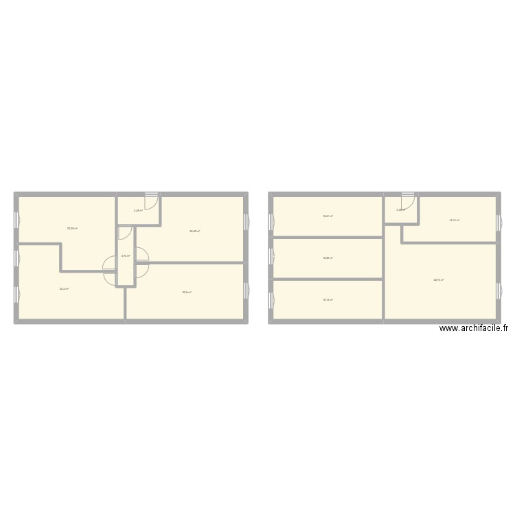 Schéma LYON 1er Mixte. Plan de 0 pièce et 0 m2