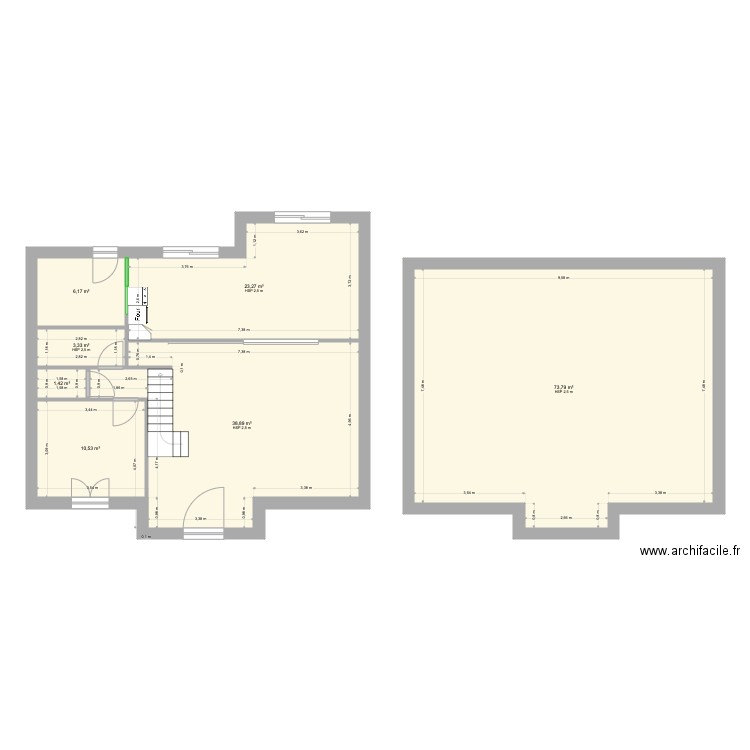 Plan de chez moi. Plan de 7 pièces et 157 m2