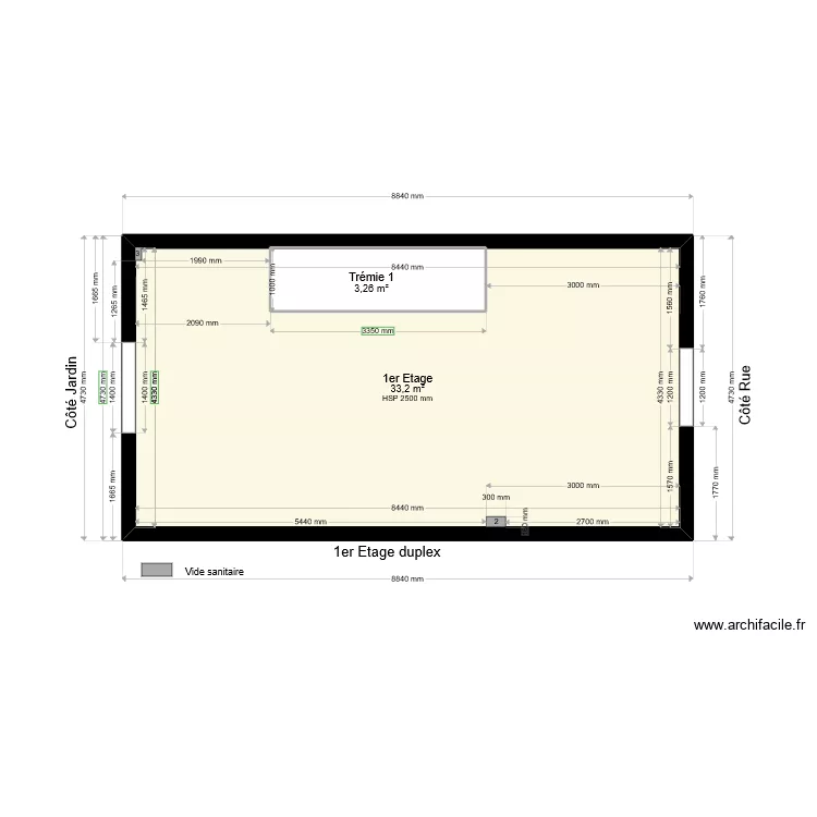 maçonnerie ESC1000. Plan de maçonnerie ESC1000. Plan de