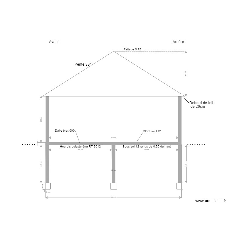 Coupe chris. Plan de 0 pièce et 0 m2