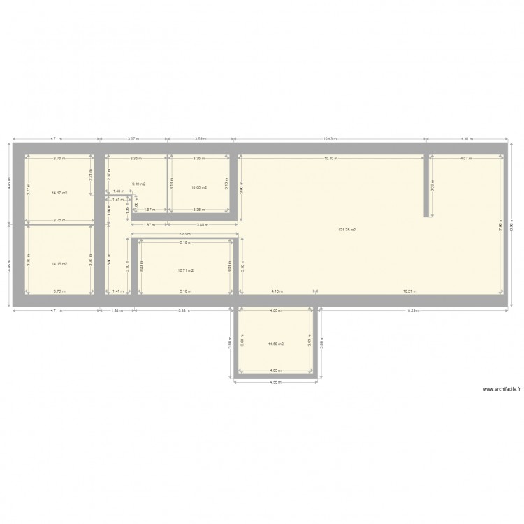 groise isolation des mur ext 20cm et int 7cm. Plan de 0 pièce et 0 m2