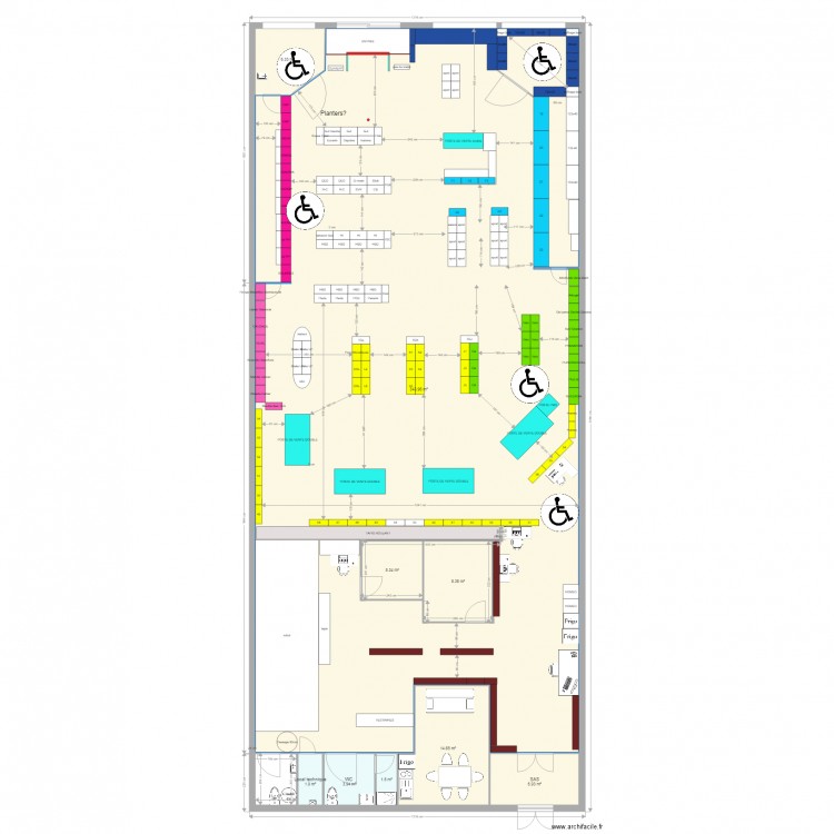 IMPLANTATIONS 2018. Plan de 0 pièce et 0 m2