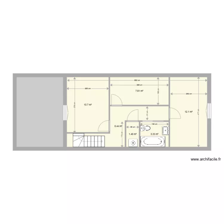 Raph 4x1xetage. Plan de 