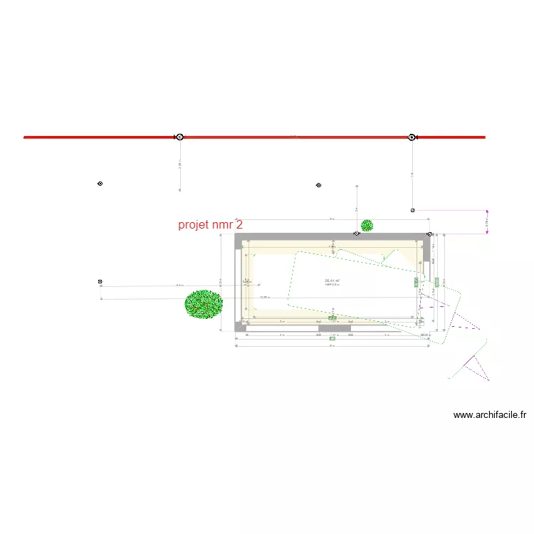 abri caravane - version light. Plan de 