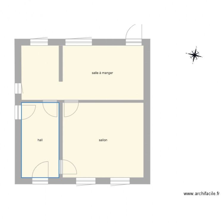 plan maison exercice. Plan de 0 pièce et 0 m2