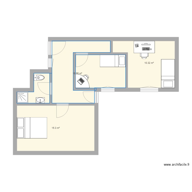 med. Plan de 0 pièce et 0 m2