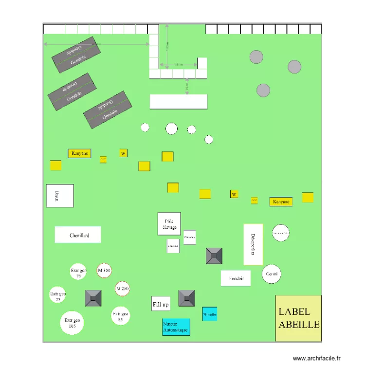 salon. Plan de salon. Plan de