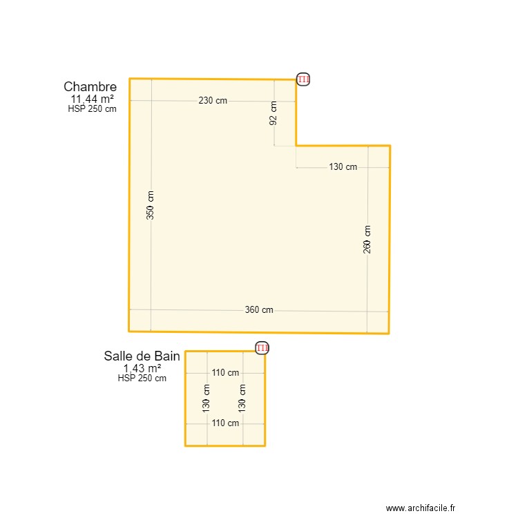 Sté Sonepar Malakoff Chambre en Dynafloor Al Mat. Plan de 0 pièce et 0 m2
