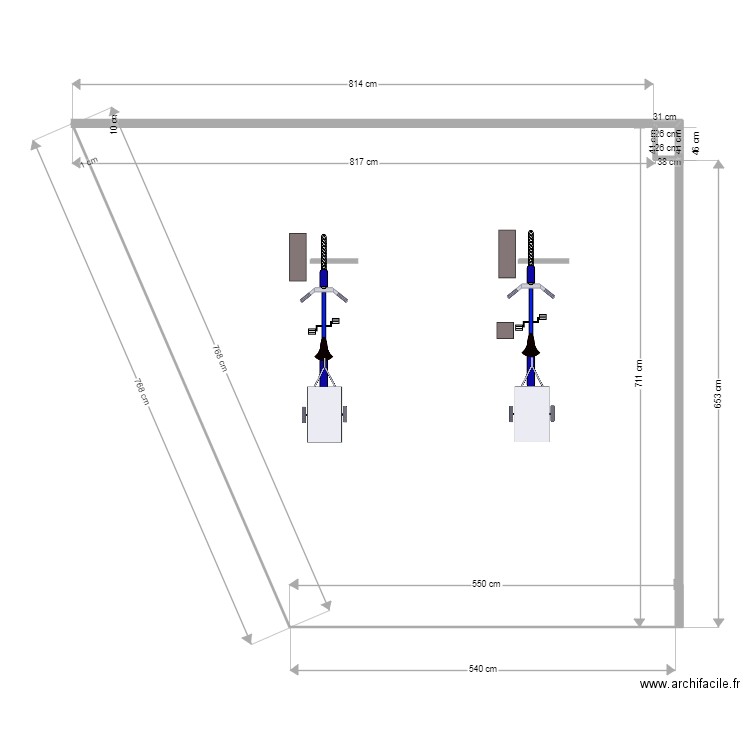 Saint-Pierre/uccle-CAMBIO. Plan de 1 pièce et 0 m2