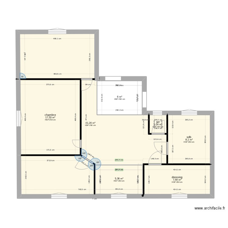 plan d'étage. Plan de 0 pièce et 0 m2