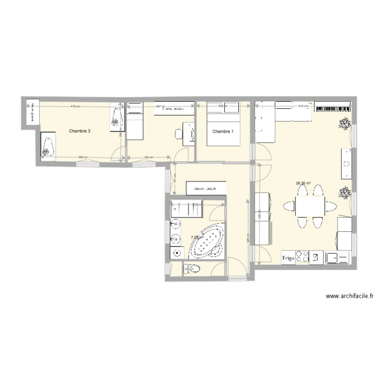 5 FIDELITE 2. Plan de 0 pièce et 0 m2