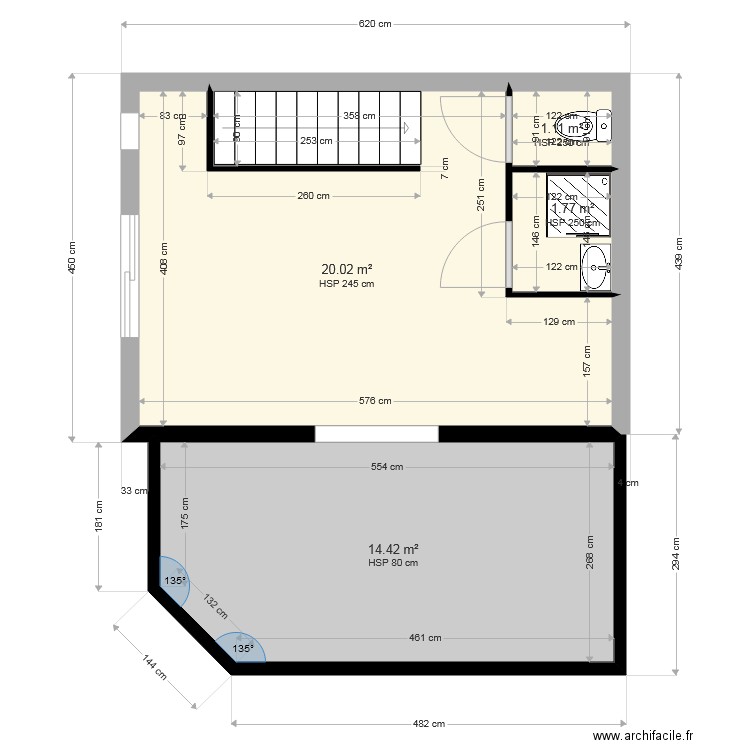 plan actuel 1er penthievre partiot . Plan de 0 pièce et 0 m2