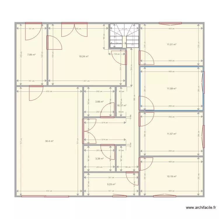 verdum projet rdc haut. Plan de 