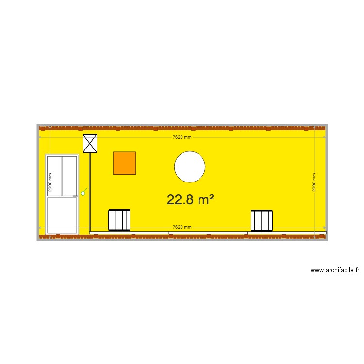 APPART 1 MUR 1. Plan de 0 pièce et 0 m2