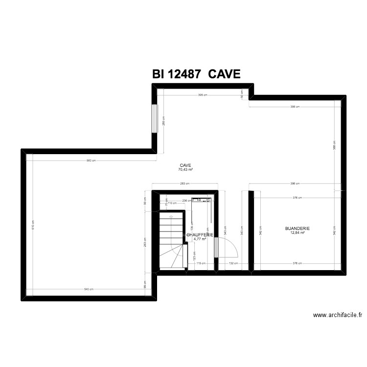 BI 12487. Plan de 18 pièces et 265 m2