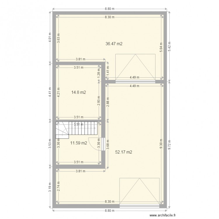 SAINT 3 RCH. Plan de 0 pièce et 0 m2