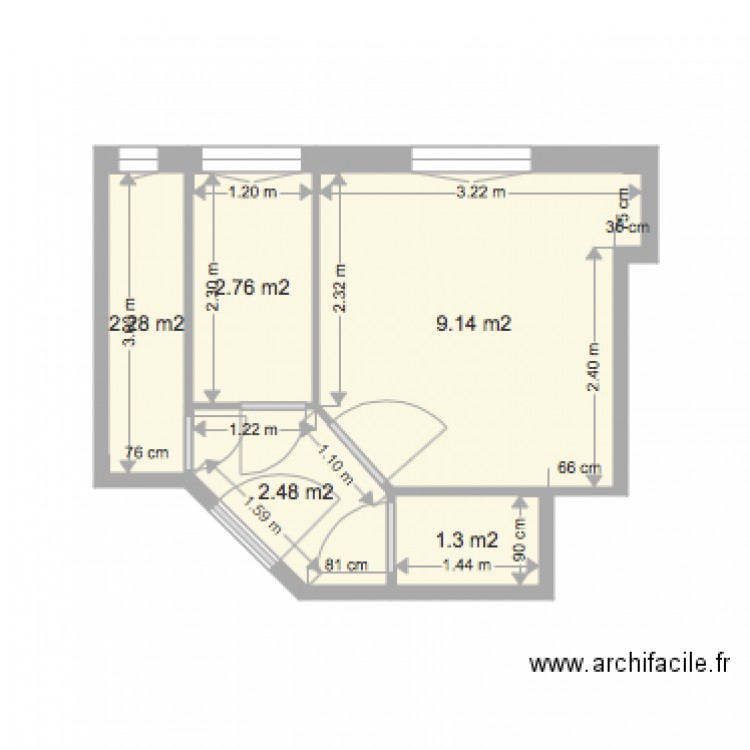 101 FSD MACURA AVEC PORTES. Plan de 0 pièce et 0 m2