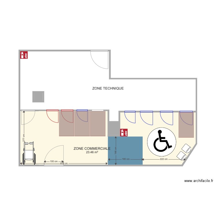 SQ ST PHILIBERT VIDE. Plan de 4 pièces et 45 m2