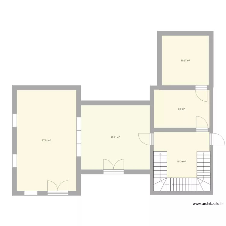 villa bonne chance RDC. Plan de 