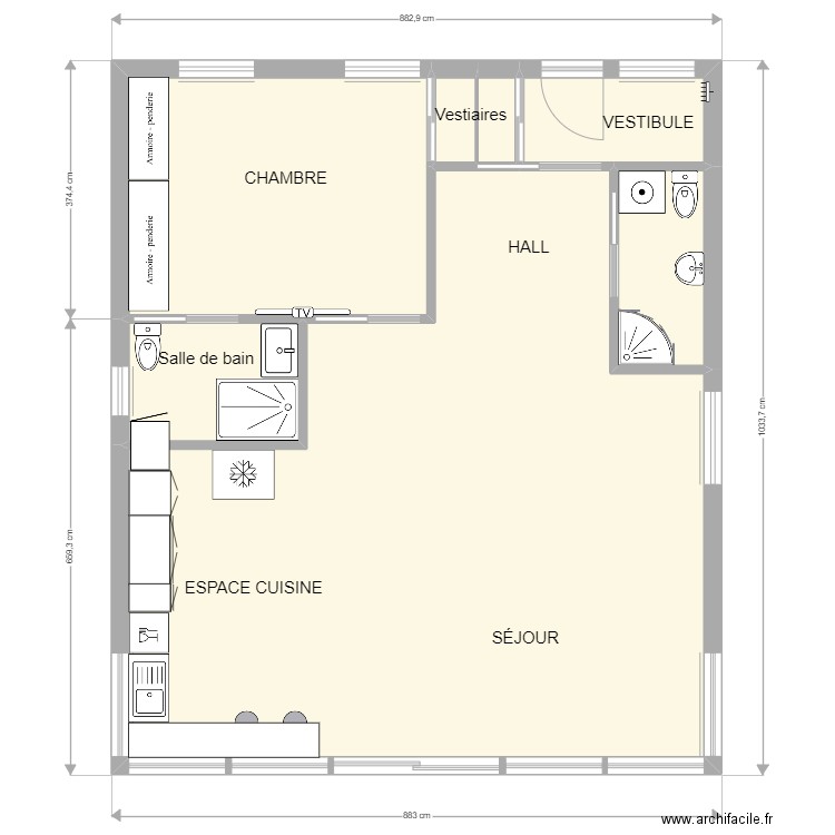 230108 CHALET AMÉNAGEMENT-PIÈCES-03. Plan de 0 pièce et 0 m2