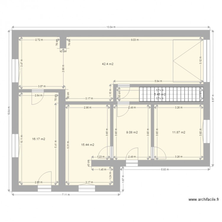CDG RDC ACTUEL. Plan de 0 pièce et 0 m2
