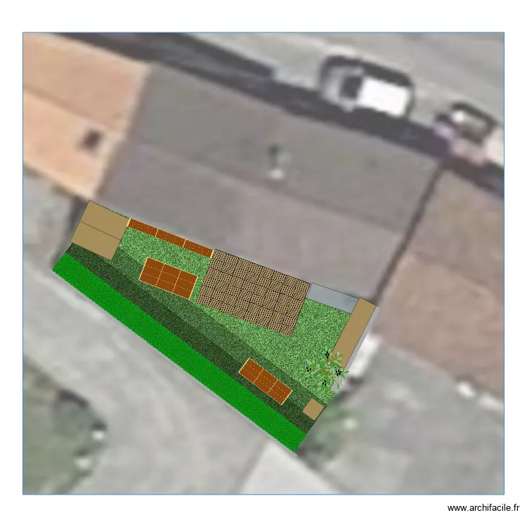 Jardin la petite Bourrelière. Plan de Jardin la petite Bourrelière. Plan de