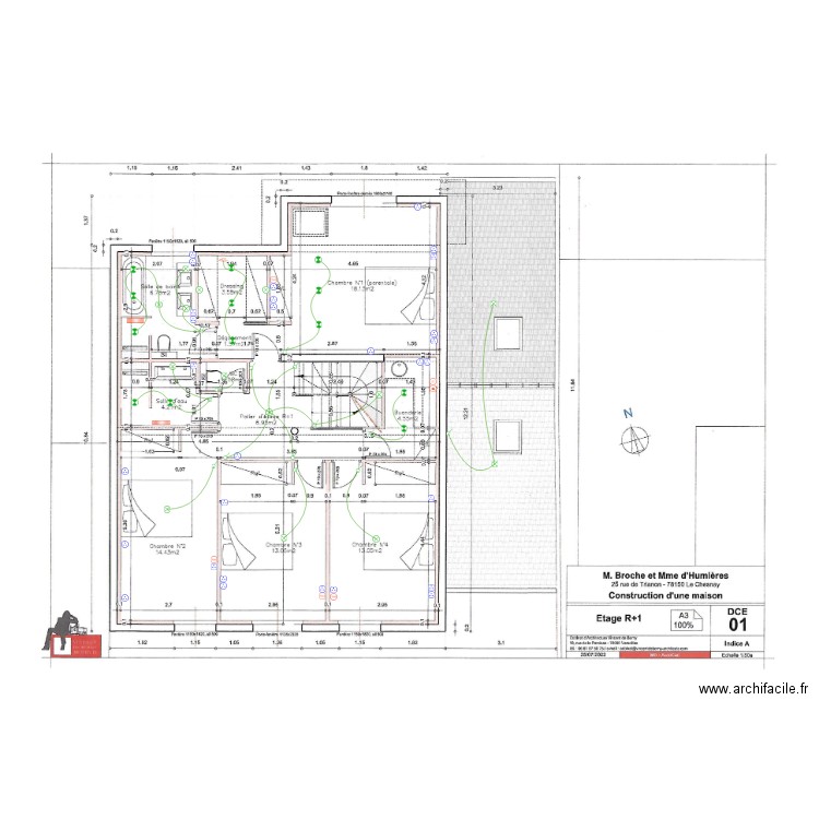 Broche Etage. Plan de 0 pièce et 0 m2