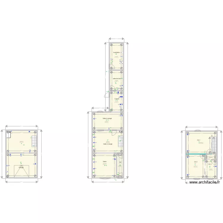 maison rudy. Plan de 