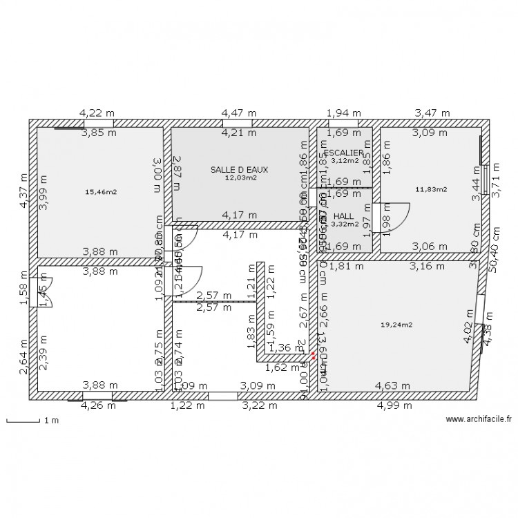 COMBLES. Plan de 0 pièce et 0 m2