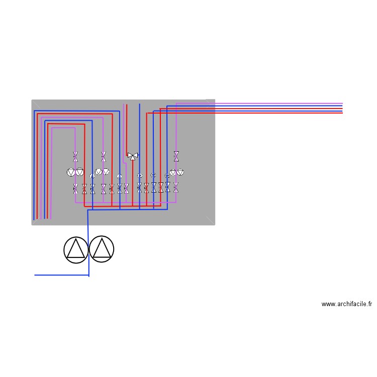 Beach. Plan de 1 pièce et 15 m2