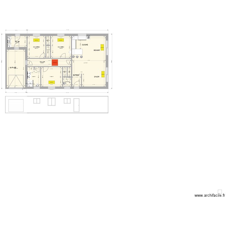 PLAN TYPE CLIM GAINABLE. Plan de 0 pièce et 0 m2