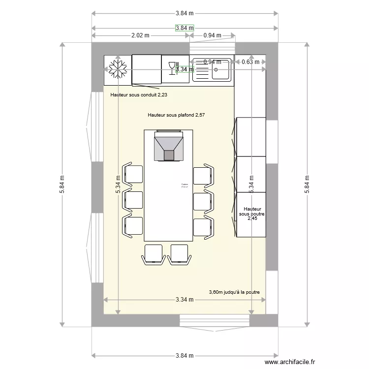cuisine st crepin. Plan de 