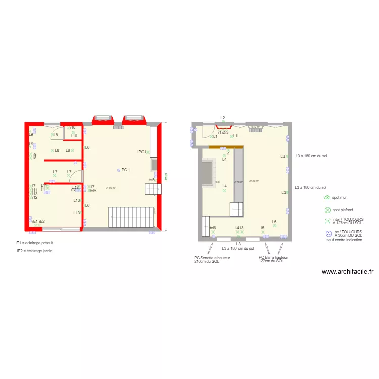 plan aranud ELEC. Plan de 