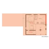 plan etage projet            chalet 50 bon