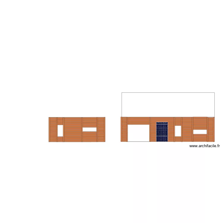 facade sophie. Plan de 