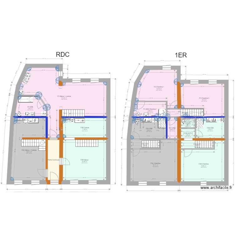 Corny full duplex v2 avec F3V2. Plan de 0 pièce et 0 m2