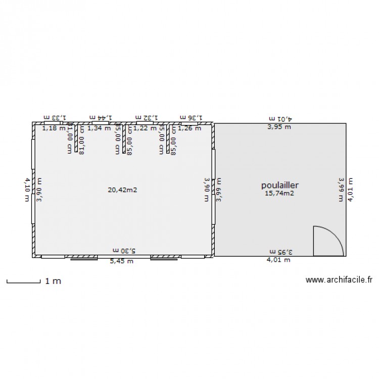 atelier. Plan de 0 pièce et 0 m2