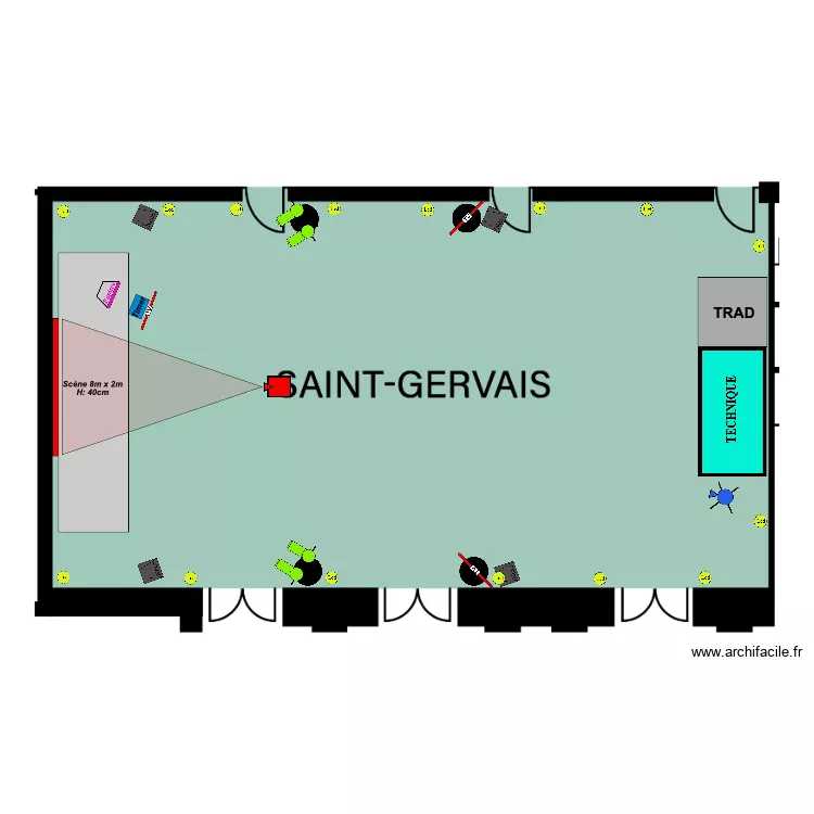 ER Mandarin. Plan de 