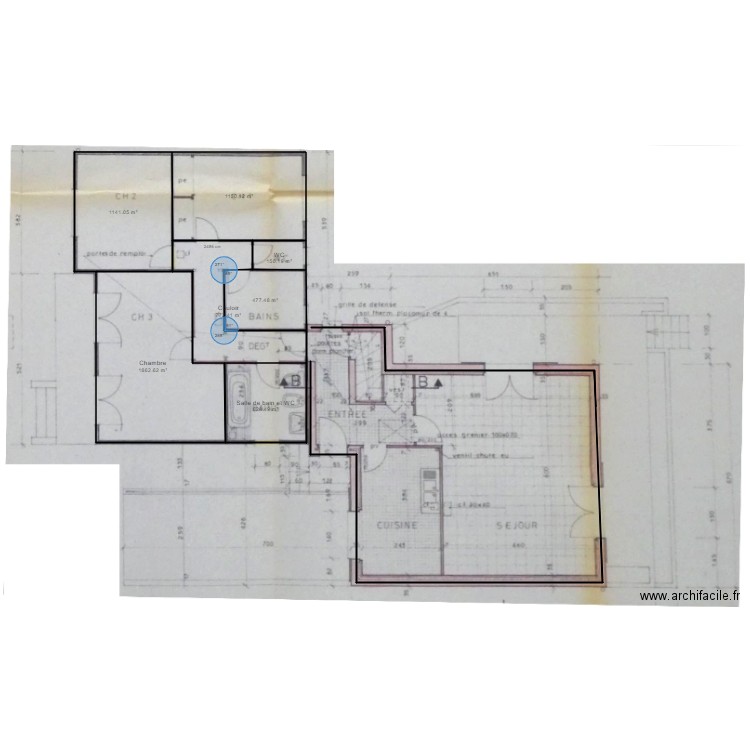 Maison Igny. Plan de 0 pièce et 0 m2