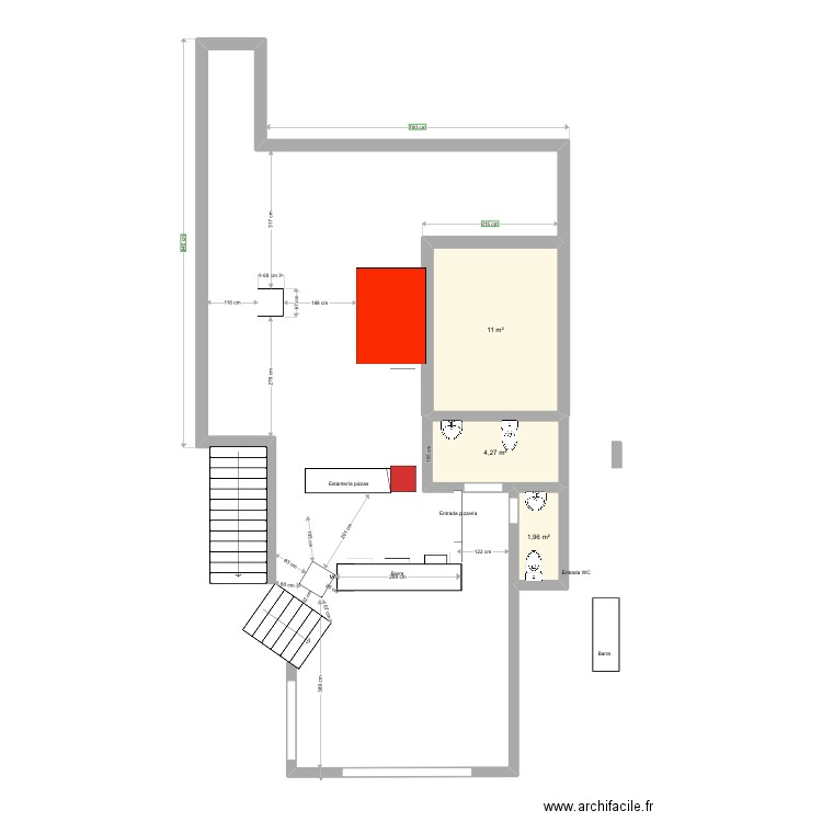 Chiclana new 4. Plan de 3 pièces et 17 m2