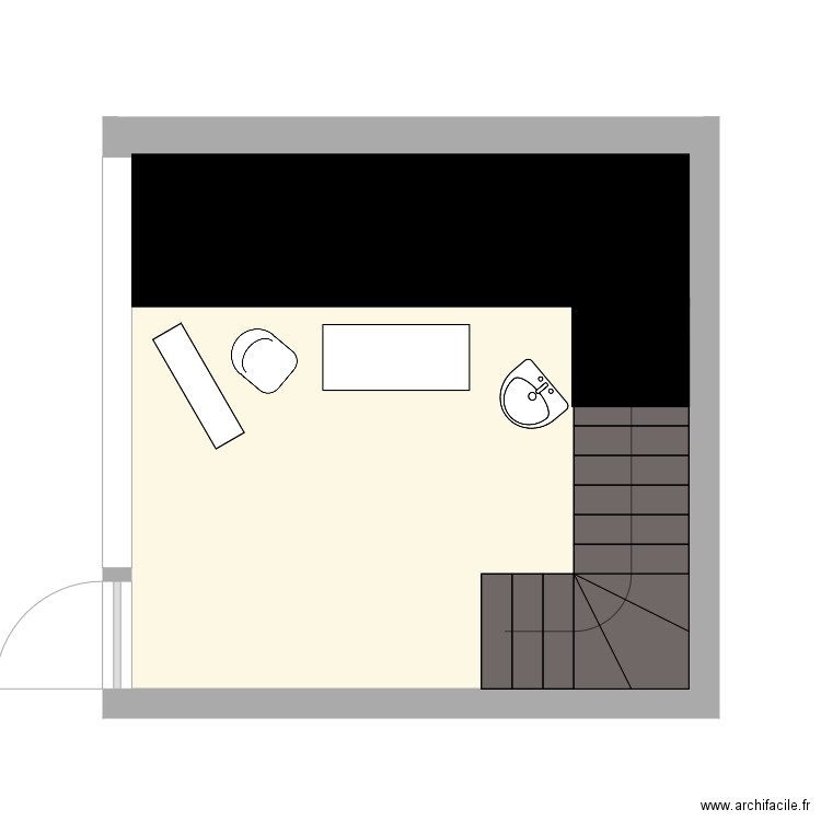 plan salon. Plan de 0 pièce et 0 m2