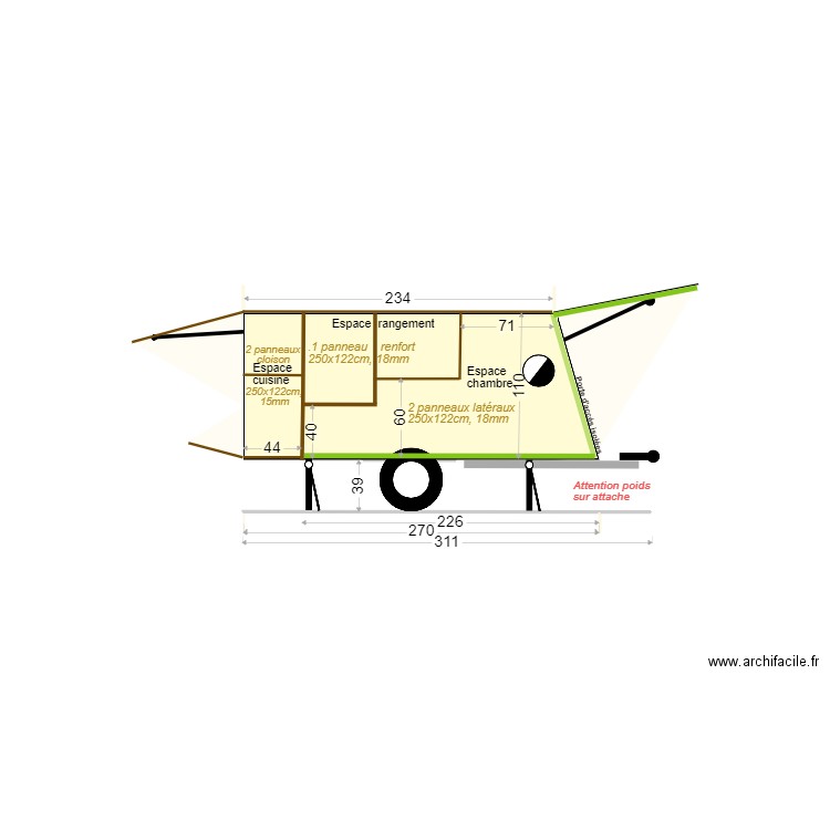 Ma remorque vraie 09. Plan de 0 pièce et 0 m2
