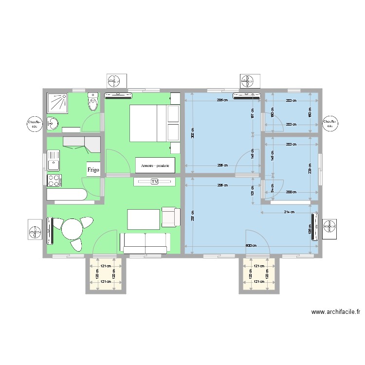 STUDIOS YASSMANI. Plan de 0 pièce et 0 m2
