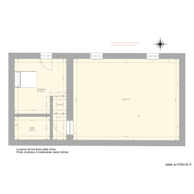 2019022 MAISON DE FERME F2 ETG. Plan de 0 pièce et 0 m2