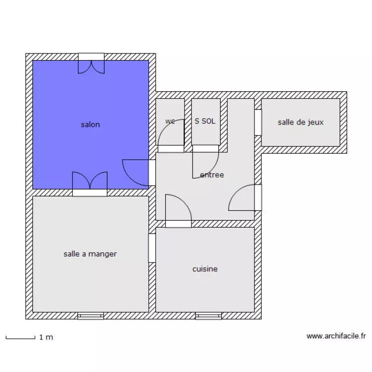rdc ananas. Plan de rdc ananas. Plan de