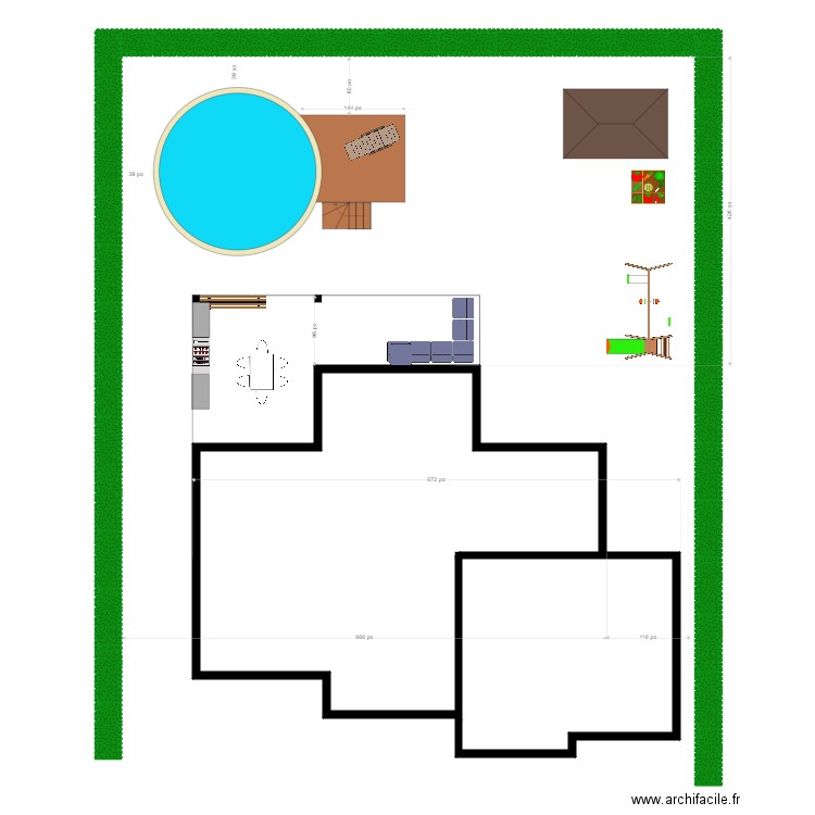 anne ext. Plan de 0 pièce et 0 m2