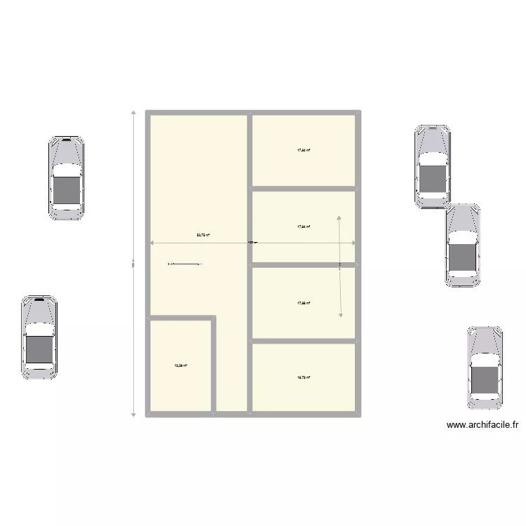 aubepines garage bis. Plan de 