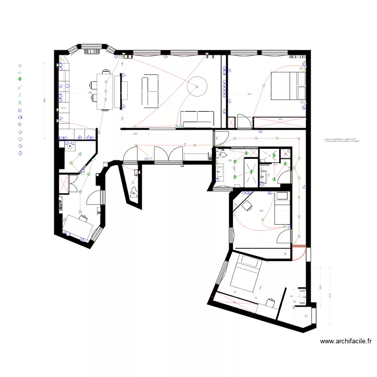 lauriston &eacute;lec. Plan de 